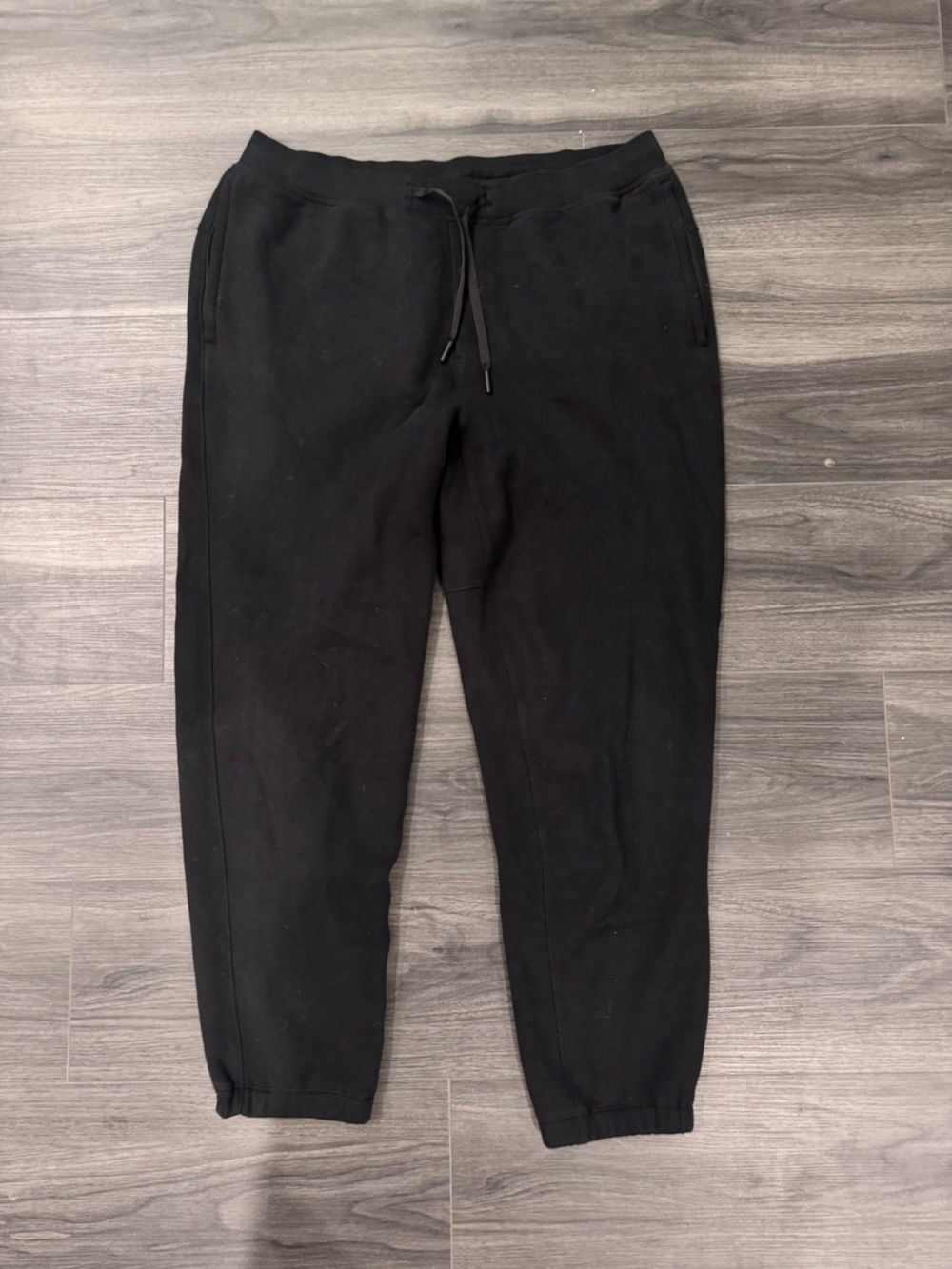 lululemon athletica Men's Black Joggers with Drawstring